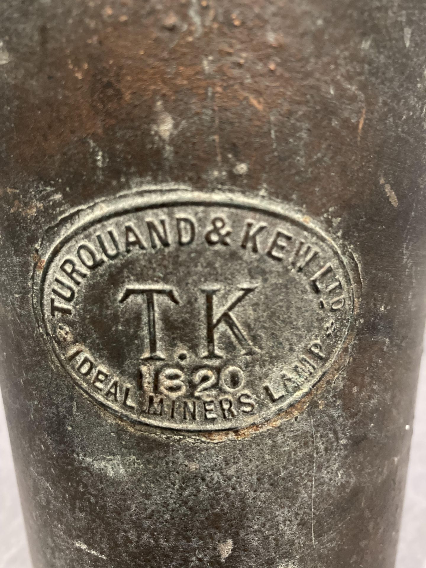 A Turquand & Kew Ltd Ideal Miners Lamp no TK/1820, - Image 2 of 2