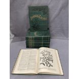 Nine volumes of The Illustrated Dictionary of Gardening,