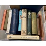 Contents to plastic crate - fourteen various hardback books - Rudyard Kipling 'East of Suez'