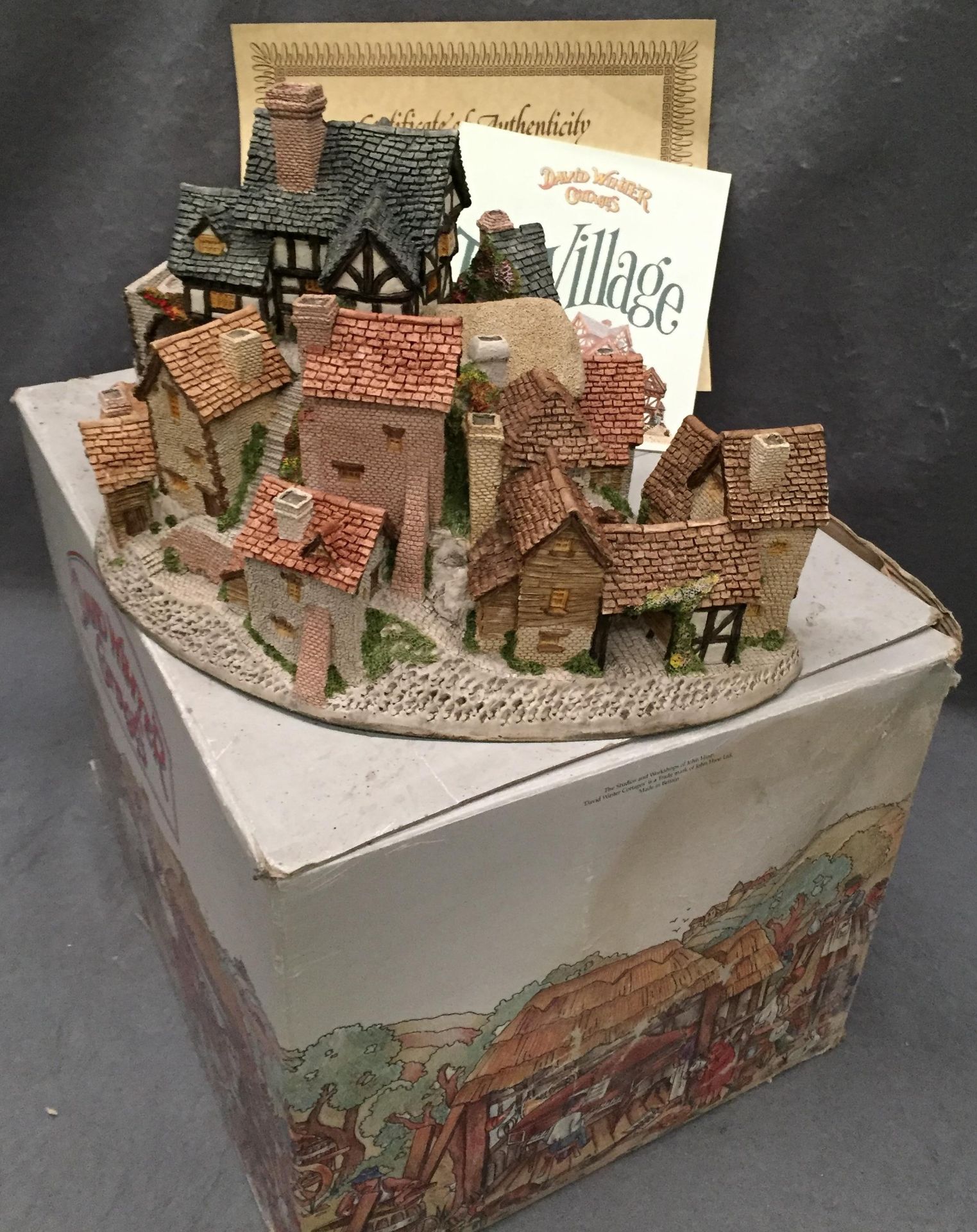 The Village by David Winter height approx 180mm with box, - Image 2 of 2