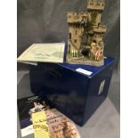 The Kingmaker's Castle by David Winter height approx 210mm with box & certificate