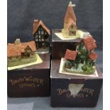 4 Cottages by David Winter - Ivy Cottage, Spinners Cottage,