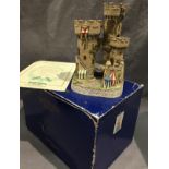 The Kingmaker's Castle by David Winter signed by David Winter height approx 210mm with box &