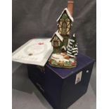 The Christmastime Clockhouse(Wenceslas Manor) by David Winter height approx 250mm with box &