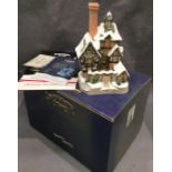 The Scrooge Family Home by David Winter height approx 195mm with box & certificate