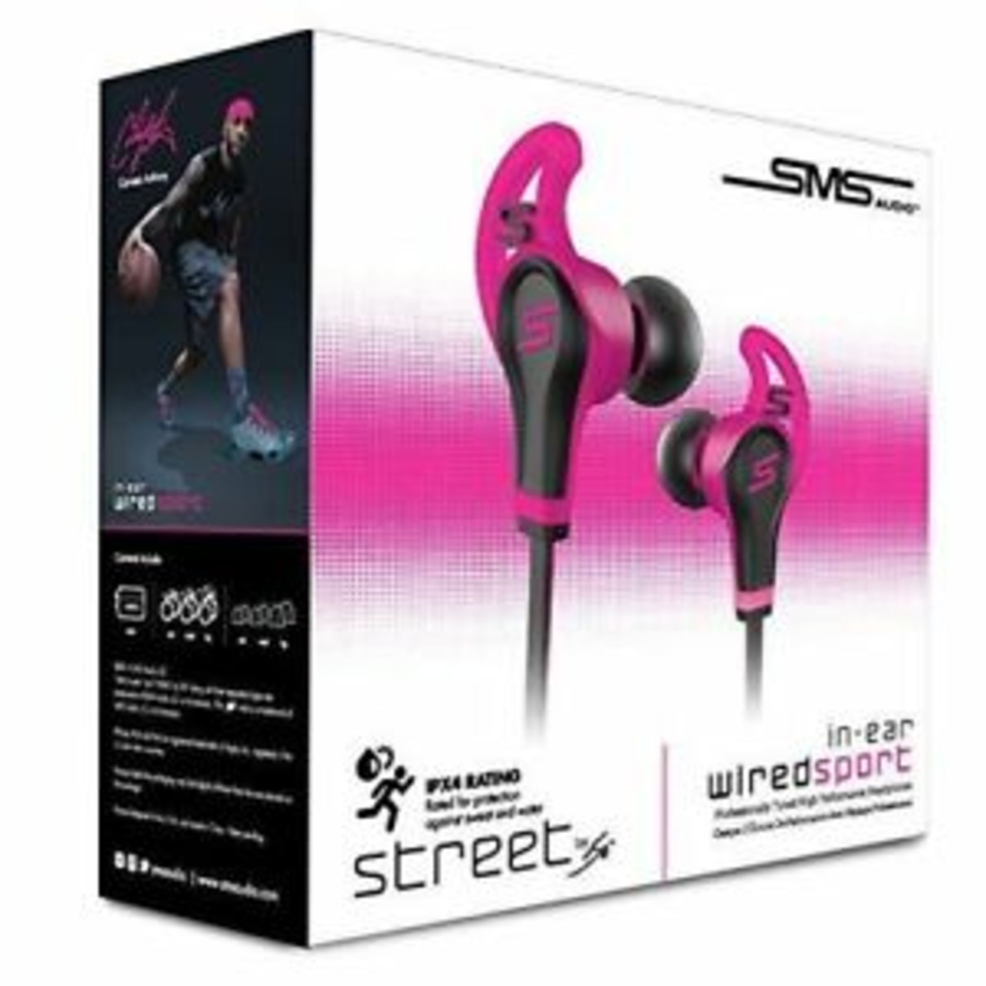 Brand New SMS Audio Street By 50 Cent Sport Earphones - RRP 59.