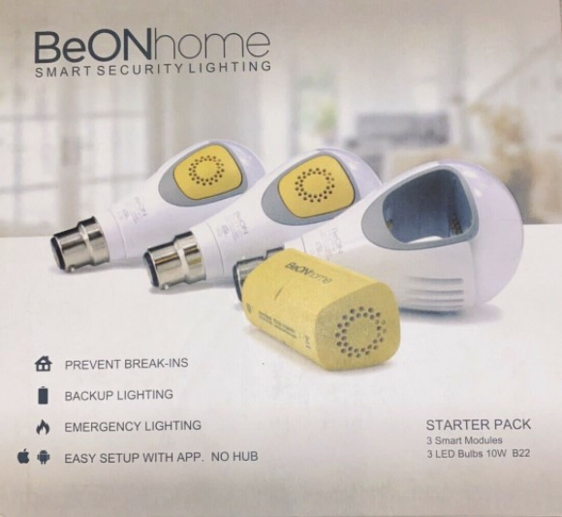 Brand New Be Onhome Smart Security lighting starter pack
