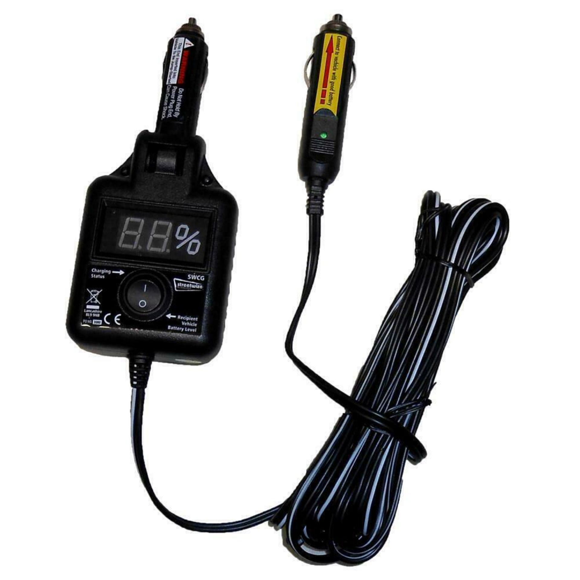 Brand New Bluecol 12v Digital Car to Car Jump Starter Easy Battery Charger 6m Lead RRP 24.