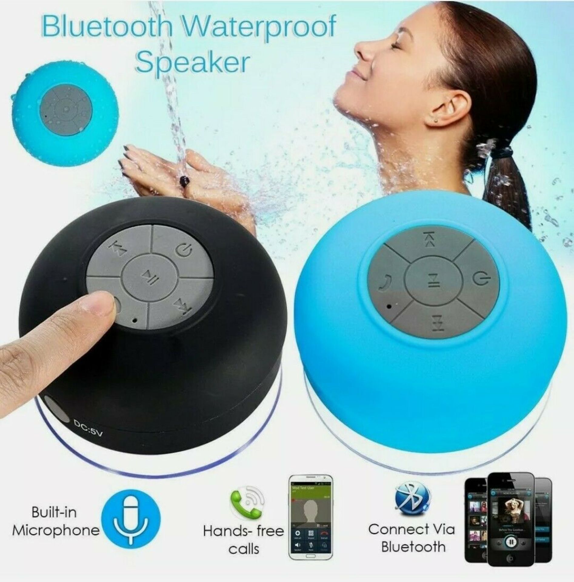 5 x Falcon Waterproof Speaker