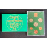 A Royal Mint Coinage of Great Britain and Northern Ireland 1975 proof set in original green