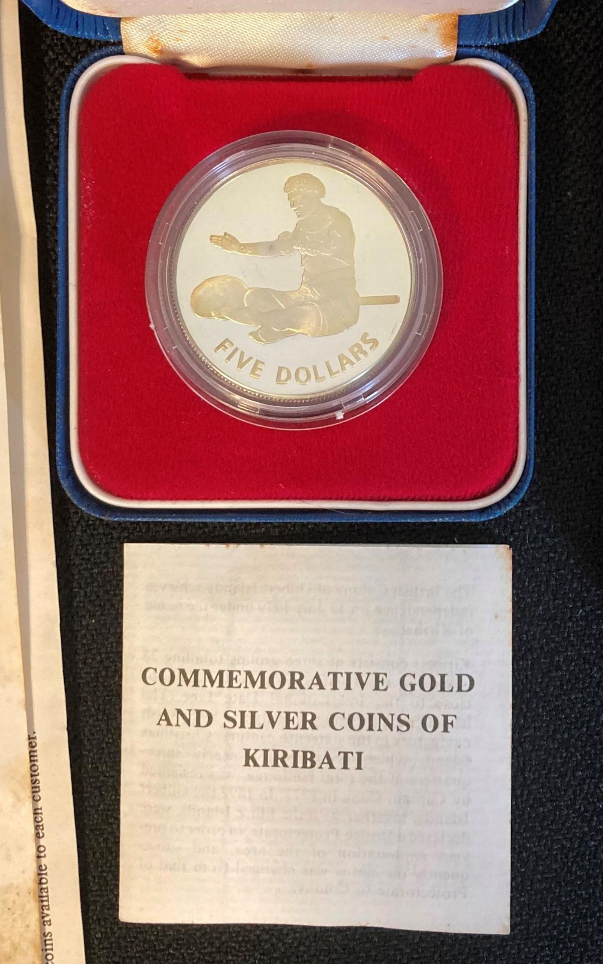 Two Kiribati 1979 Silver Five Dollars Coins, - Image 3 of 3