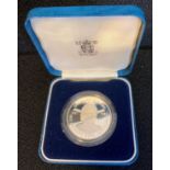 A Royal Mint Silver 25 Emalangeni Diamond Jubilee of King Sobhuza II 1981