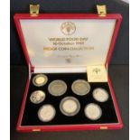 A Royal Mint World Food Day 16 October 1981 Silver Part Proof Coin Collection,