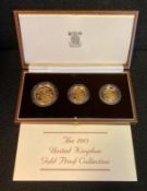 A Royal Mint 1983 United Kingdom Gold Proof Collection comprising Two Pound,
