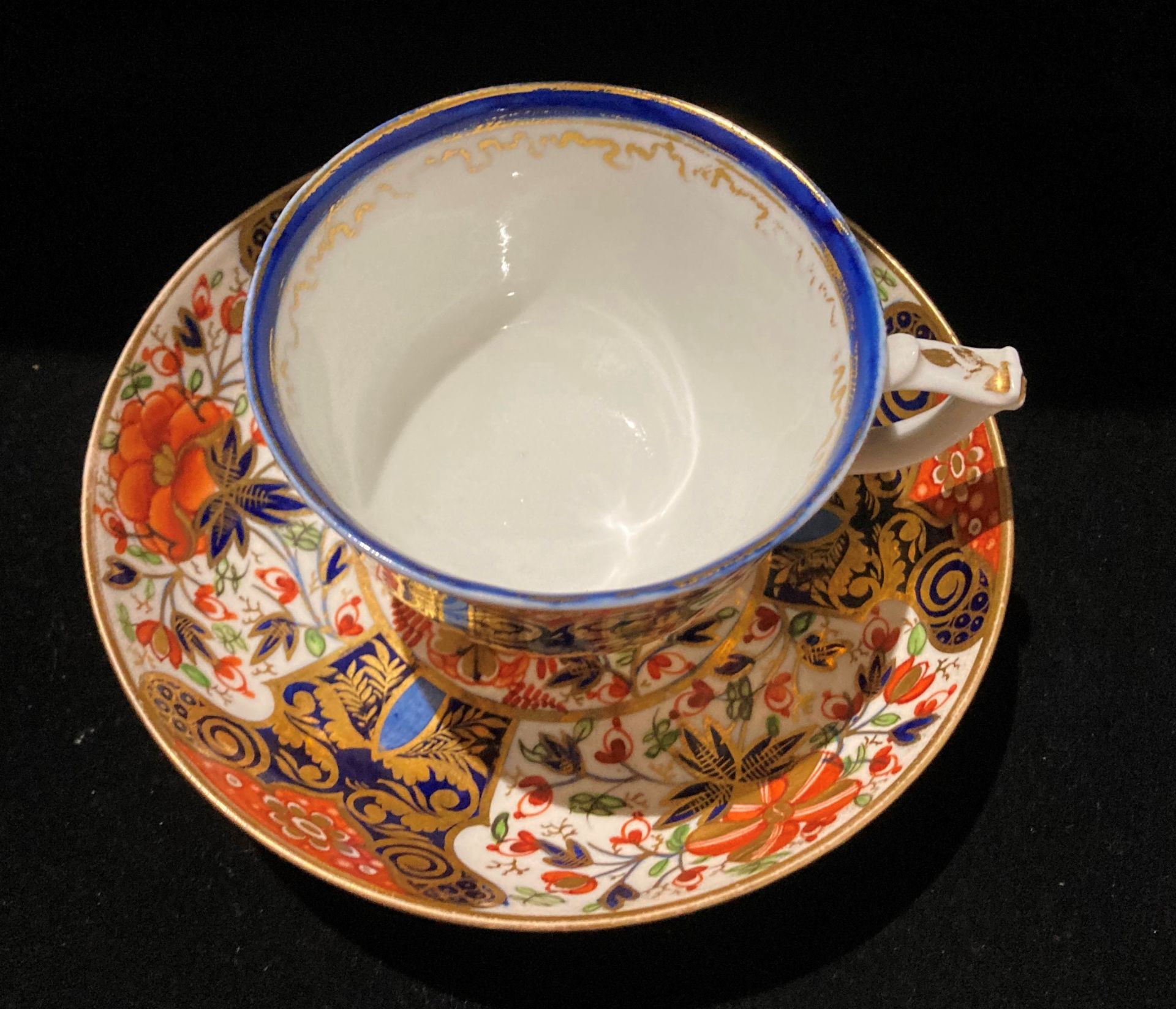 A Derby Imari patterned early 19th century cup and saucer - Image 2 of 4