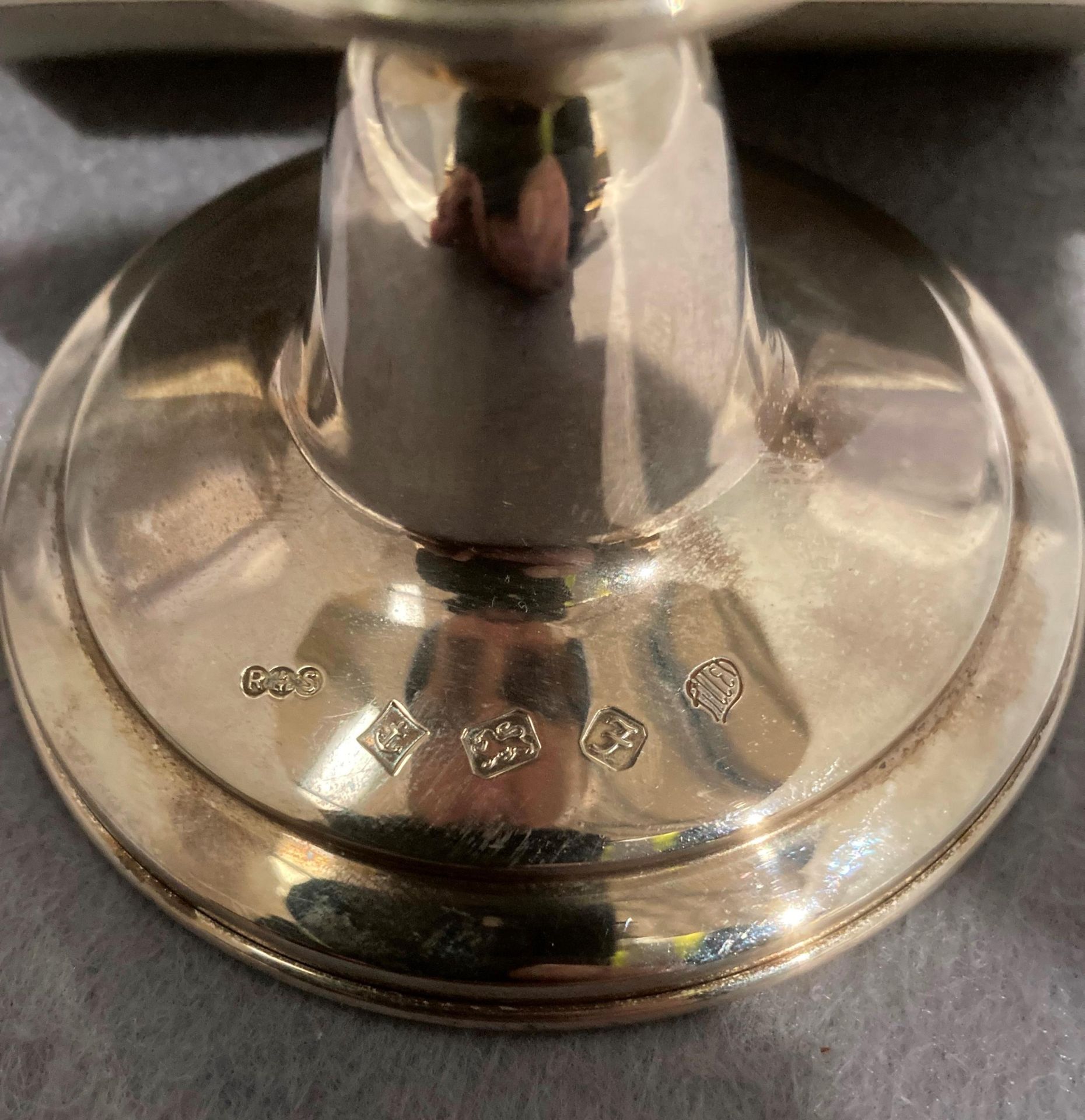 A Reid & Sons Lindisfarne silver candlestick, - Image 2 of 3