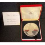 A Royal Mint 1985 Falkland Islands 100th Anniversary of Self Sufficiency £25 Silver Proof Coin,