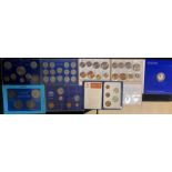 Mixed collection of commemorative coin packs