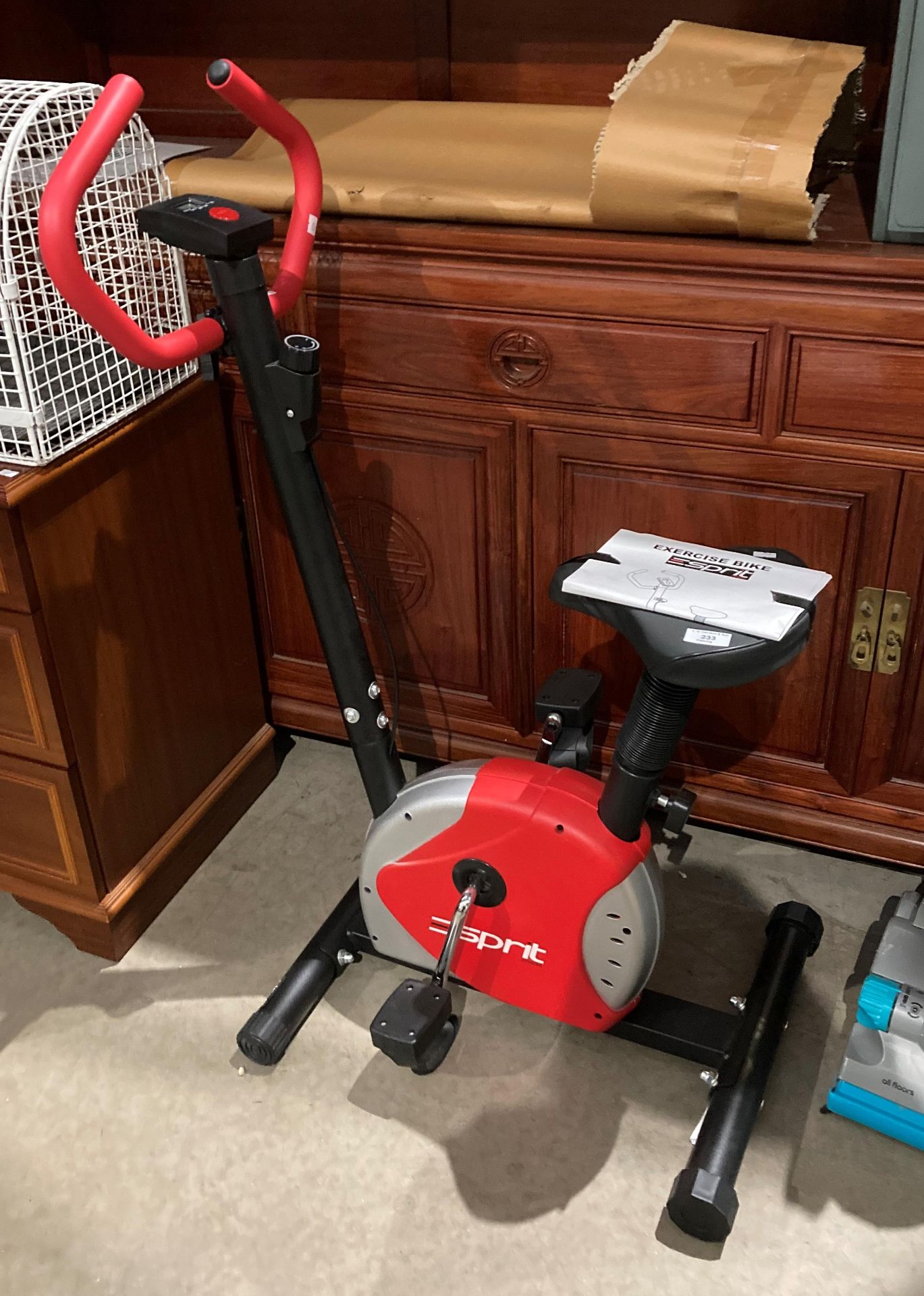 An Esprit Fitness XLR-8 exercise bike - unused