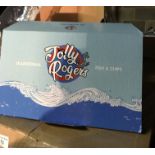 Contents to pallet - fifteen cartons of Jolly Roger fish and chip boxes (Collect from