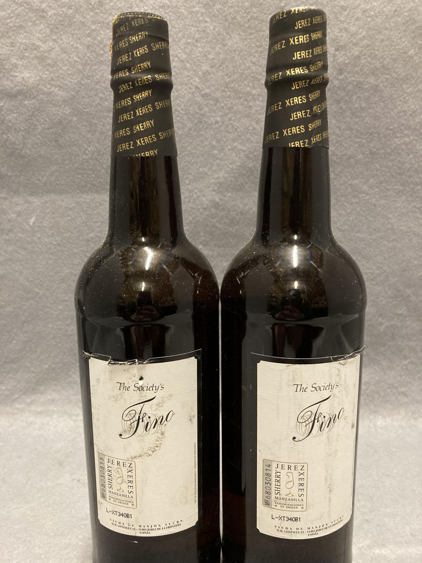 Two 75cl bottles of The Society's Fino Sherry - Image 2 of 3