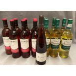 Seven 75cl bottles of Conde Noble Vino Rosado 2017 rose wine,