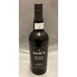 One 75cl bottle of Dow's Crusted Port bottled 1991