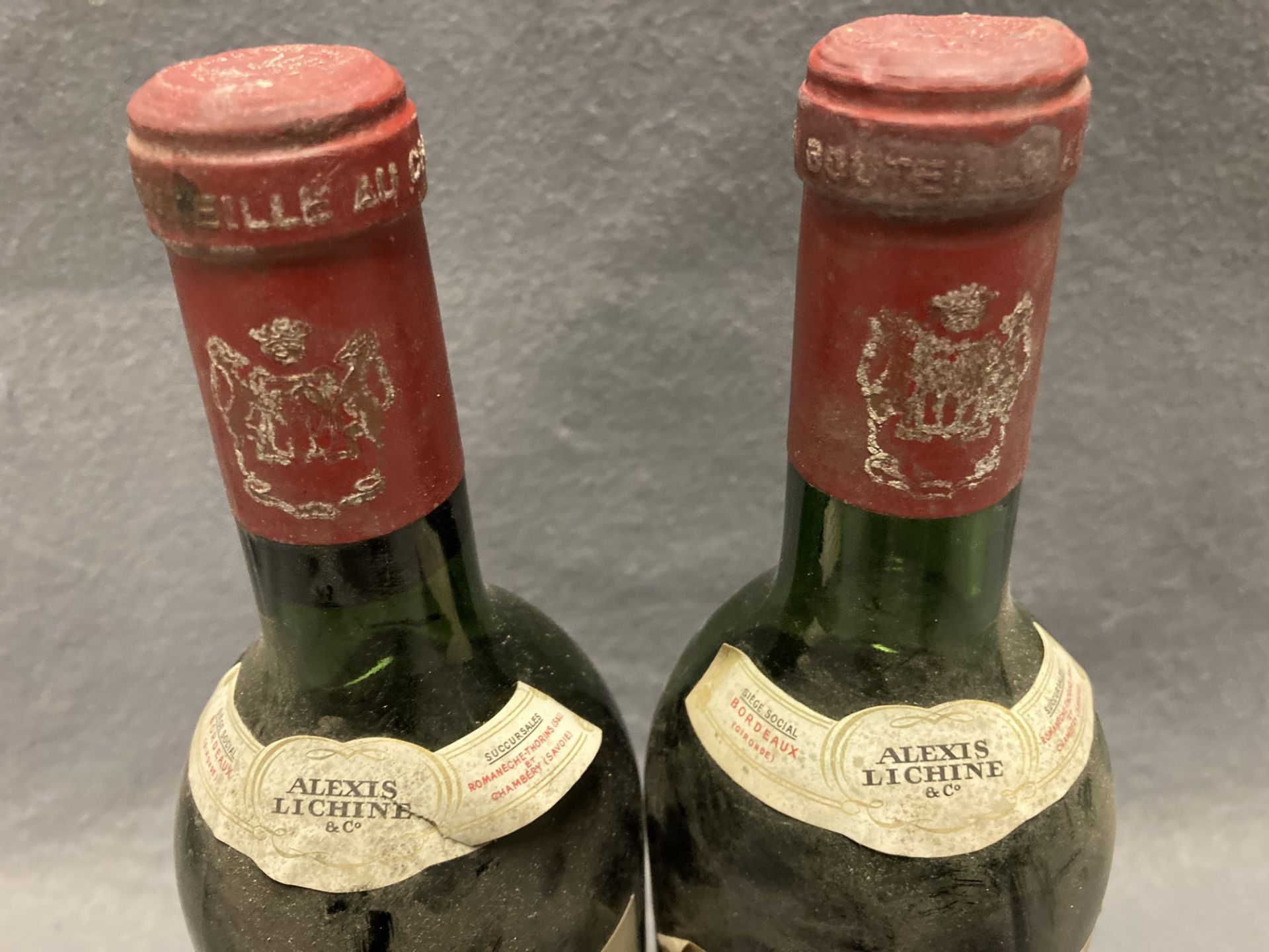 Two 75cl bottles of 1962 Chateau Mouton Rothschild No 115485 and 109768 - advised stored cellared - Image 3 of 12