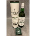 A 70cl bottle of Laphroaig Quarter Cask Islay Single Malt Scotch Whisky (48% volume) in