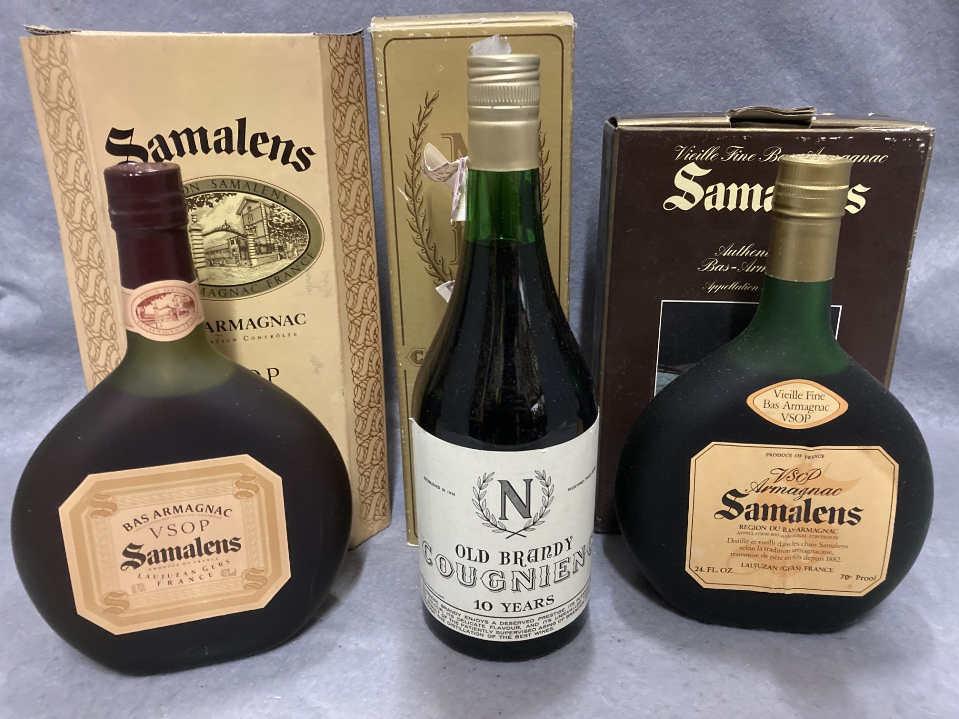 A 70cl bottle of Samalens V.S.O.P Vielle Fine Bas-Armagnac (40% volume), a 0. - Image 2 of 2