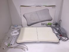WII Fit with box and Asus Disc Player, sockets,