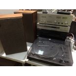 6 items - Rotel RA-713 Integrated Stereo Amplifier, Hitachi FT-4400 Tuner,