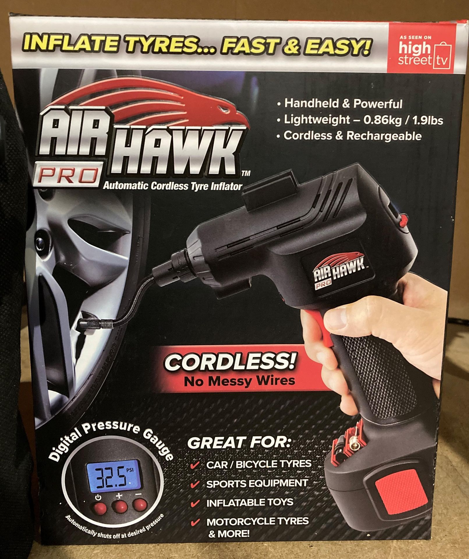 An Air Hawk Pro automatic cordless tyre inflator - Image 2 of 2