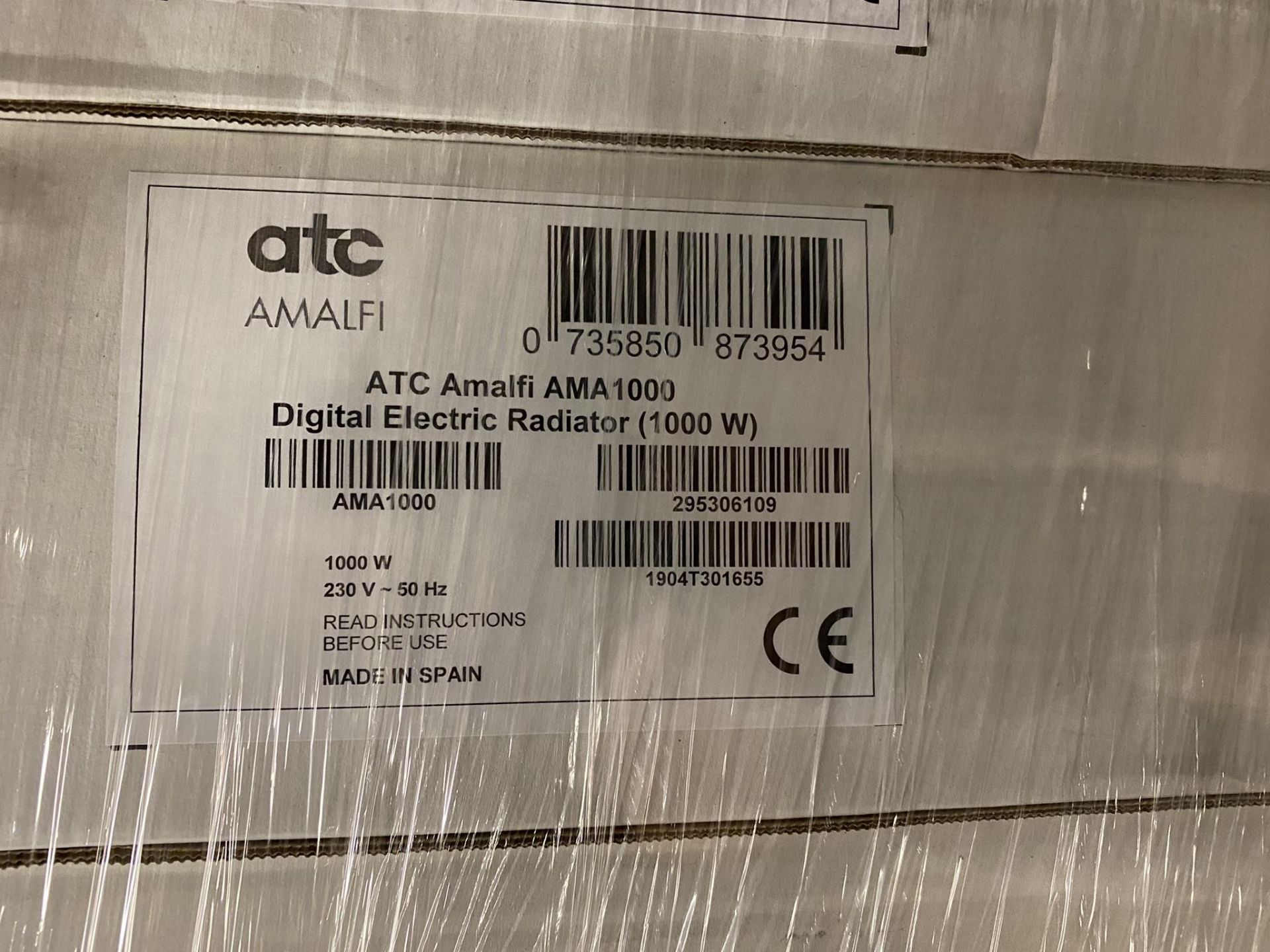 An ATC Amalfi 1000W Digital Electric Radiator - (New, - Image 6 of 6