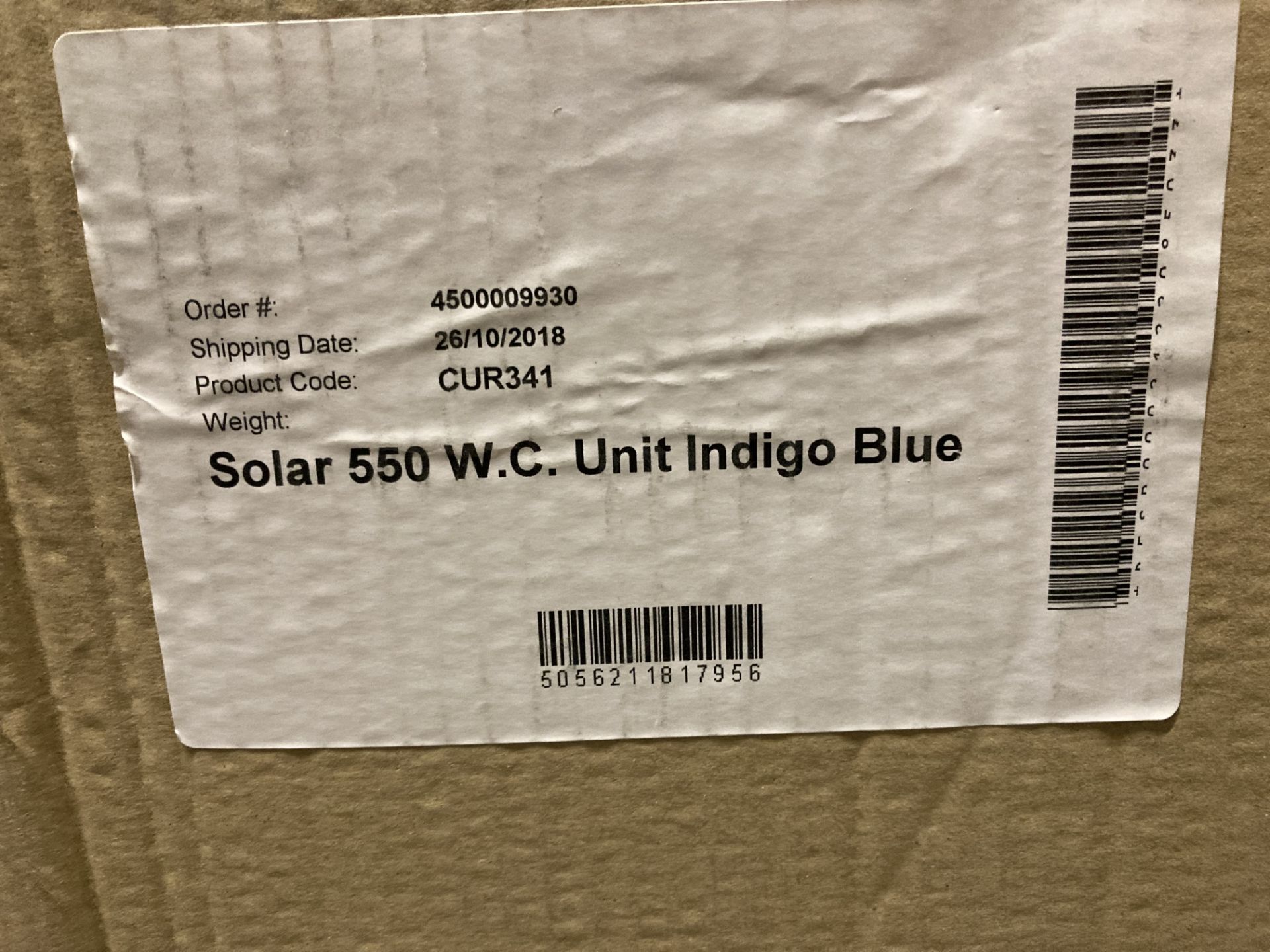 Solar 550 w/c unit indigo blue - Image 2 of 2