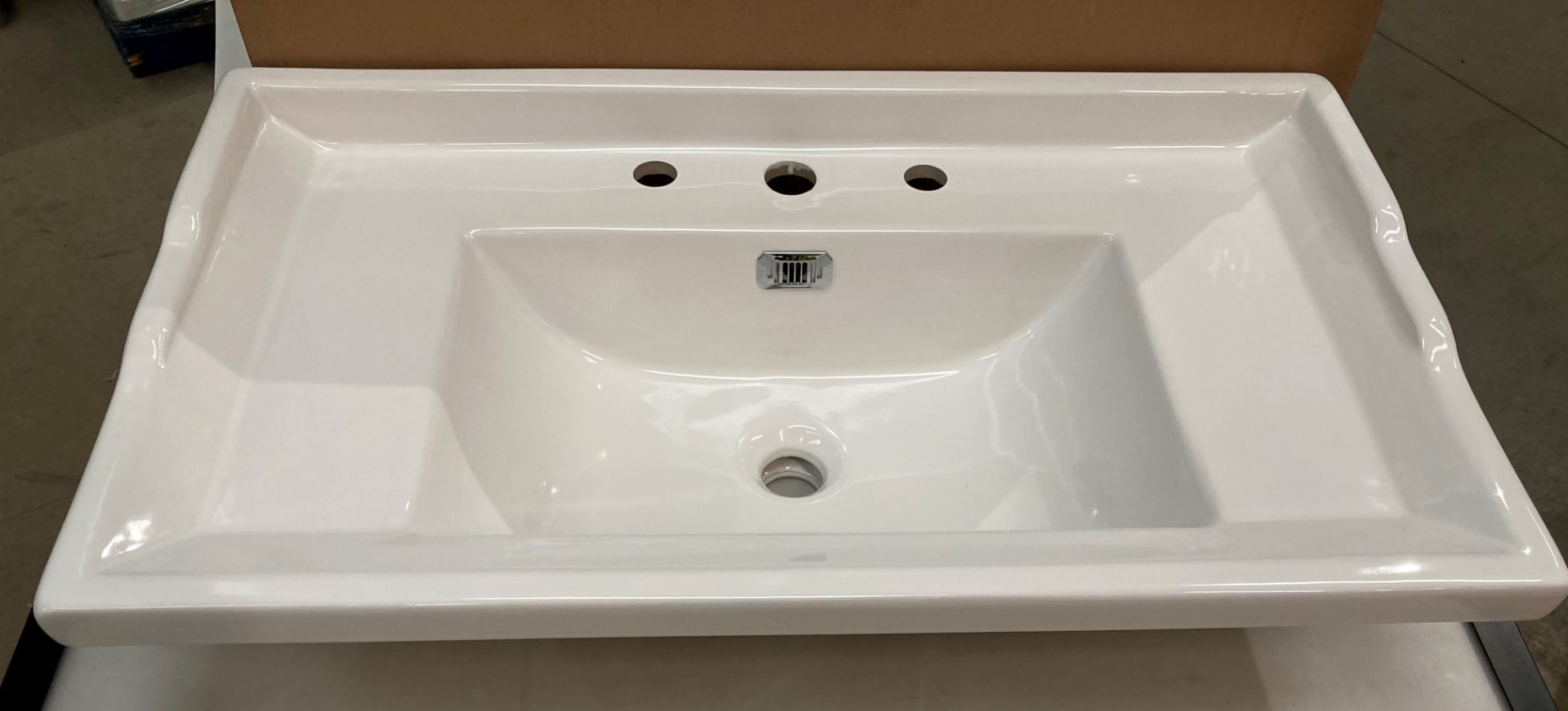 2 x 800mm traditional basin 3T/H size 820mm x 480mm x 220mm
