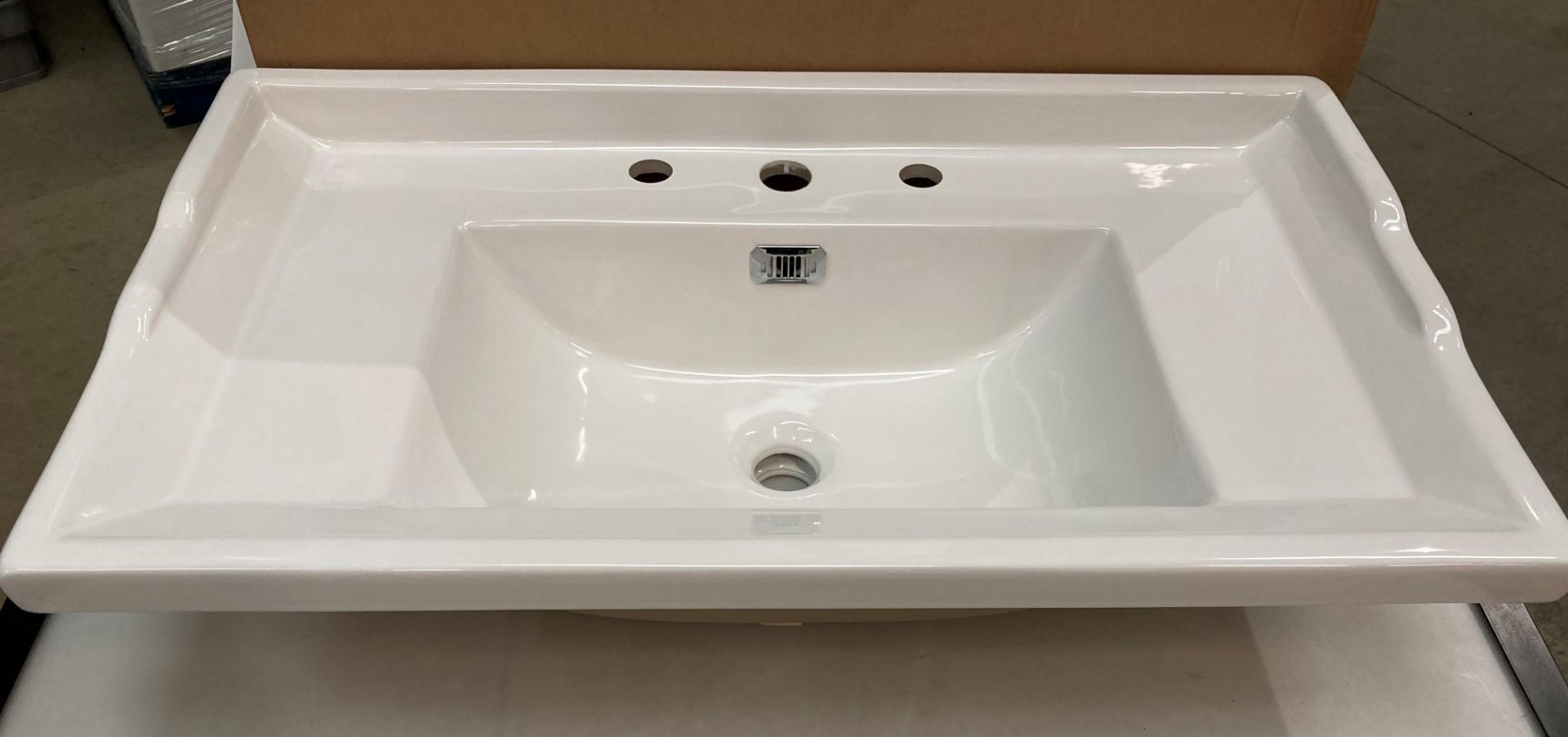 3 x 800mm traditional basin 3T/H size 820mm x 480mm x 220mm