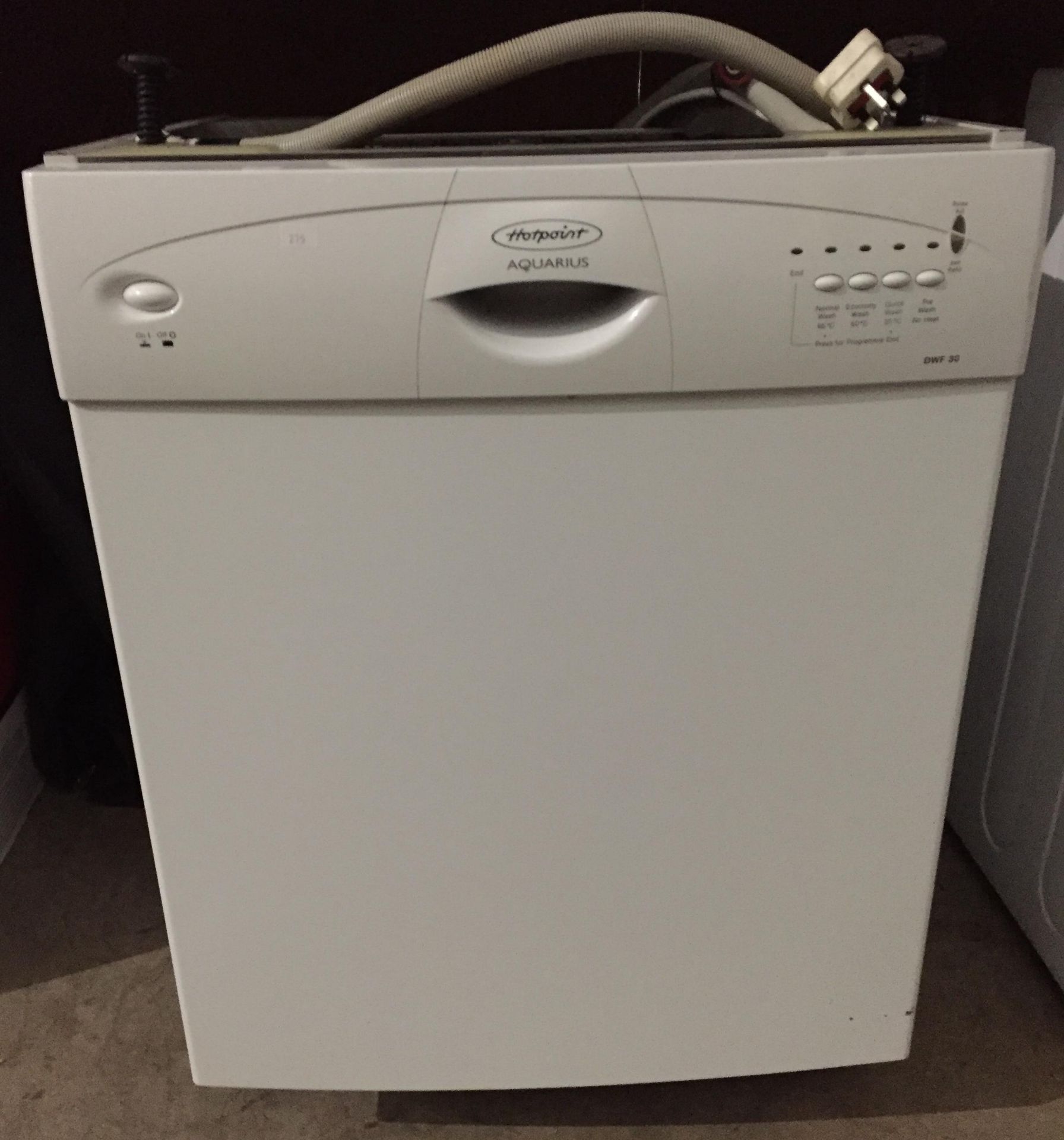 Hotpoint Aquarius DWF30 built in dishwasher