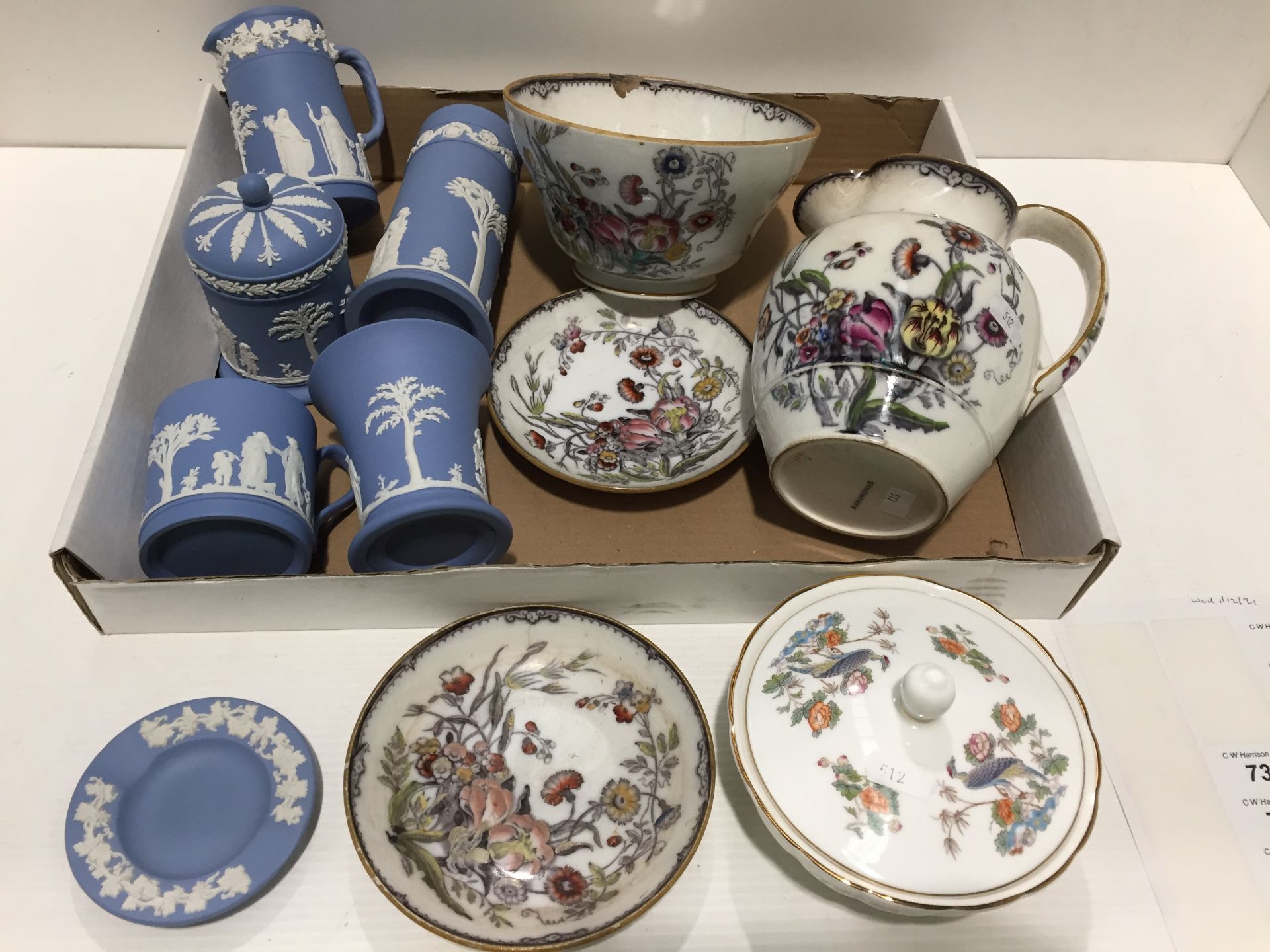 11 Items of Wedgewood - 6 x Blue & White