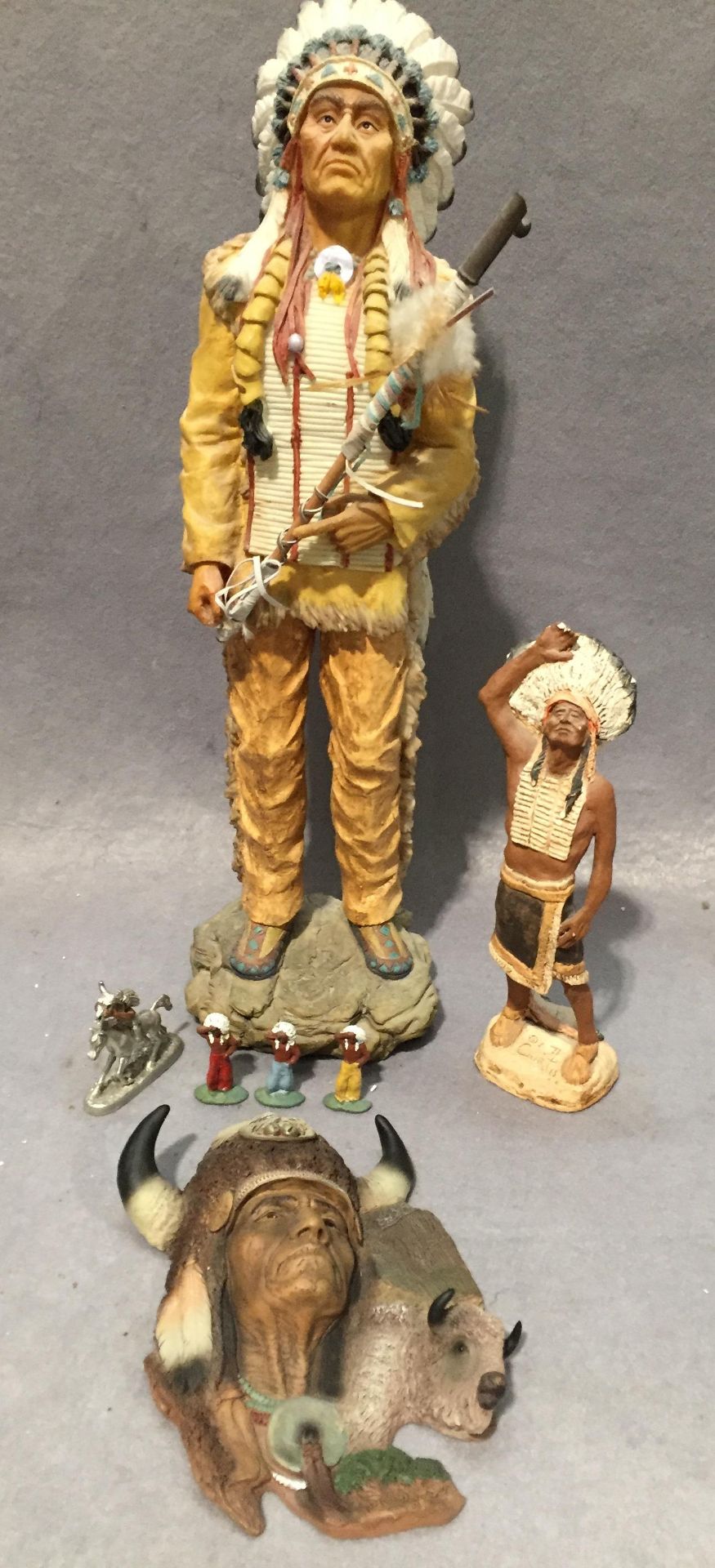 7 American Indian figures composite Acad