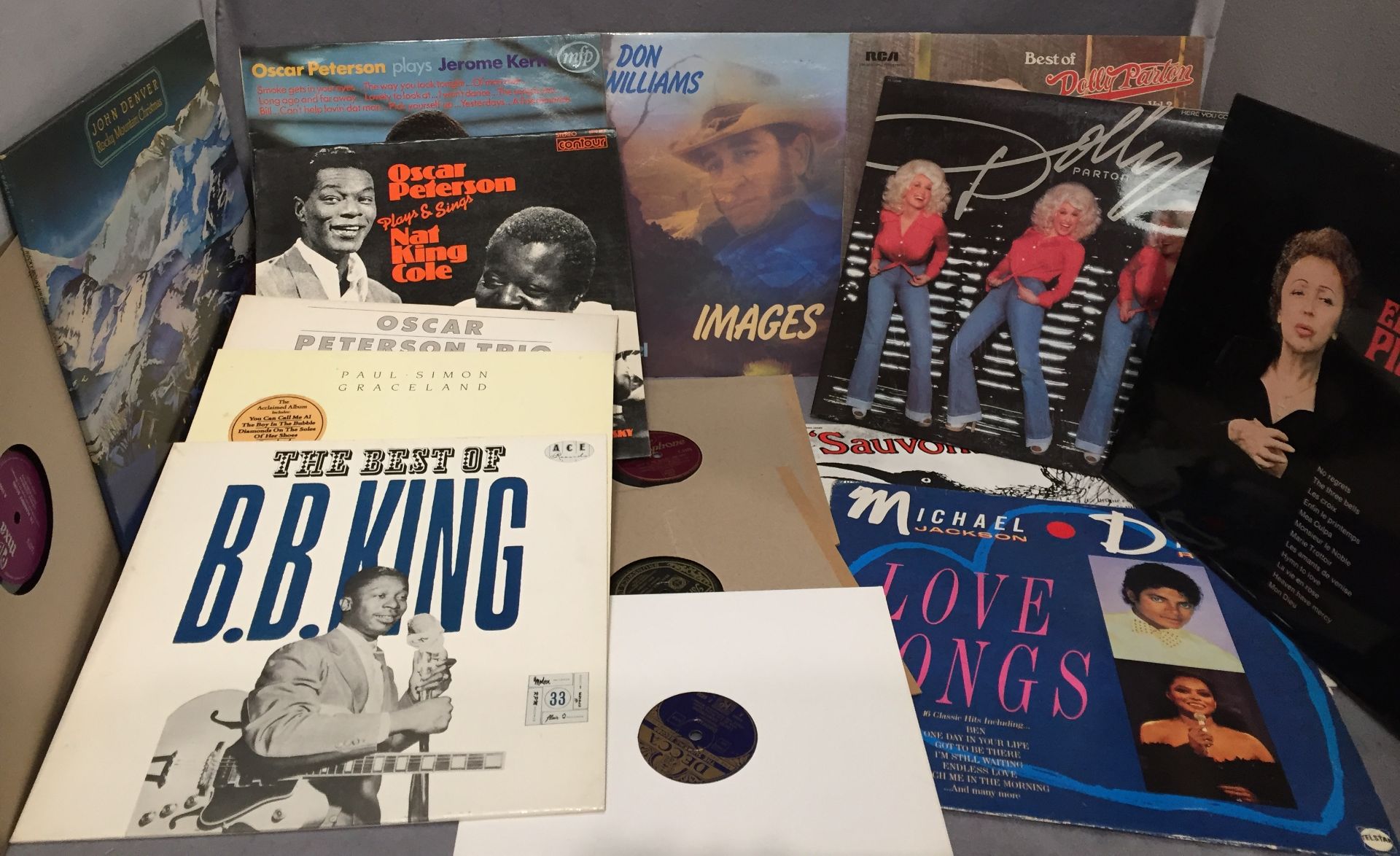 3 boxes of 78/45 rpm & LP's mainly dance, - Image 2 of 2