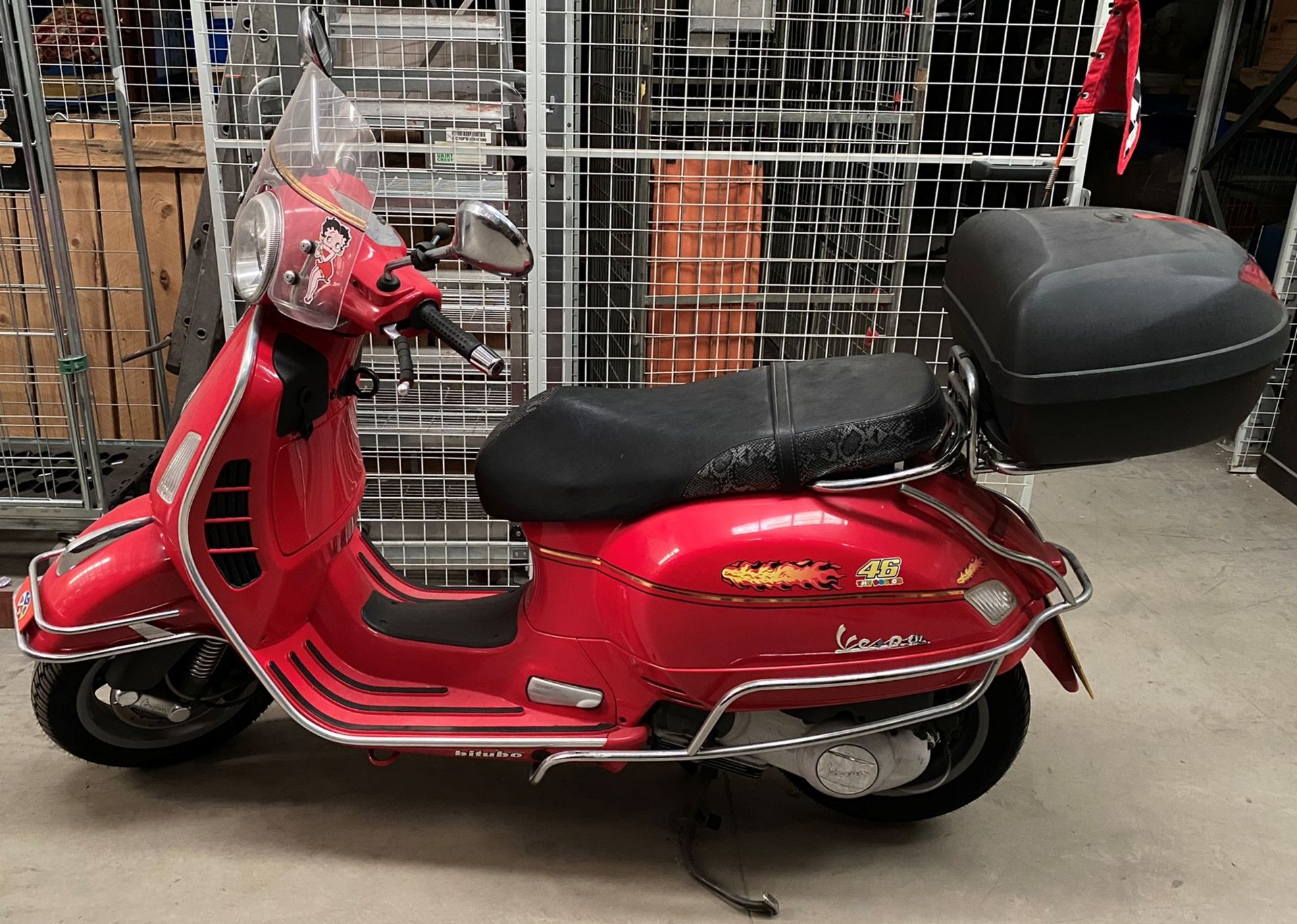 A PIAGGIO VESPA GTS (244cc) SCOOTER - Petrol - Red. Reg No: GN06 HJA. Recorded Mileage: 46,952+km. - Image 2 of 12