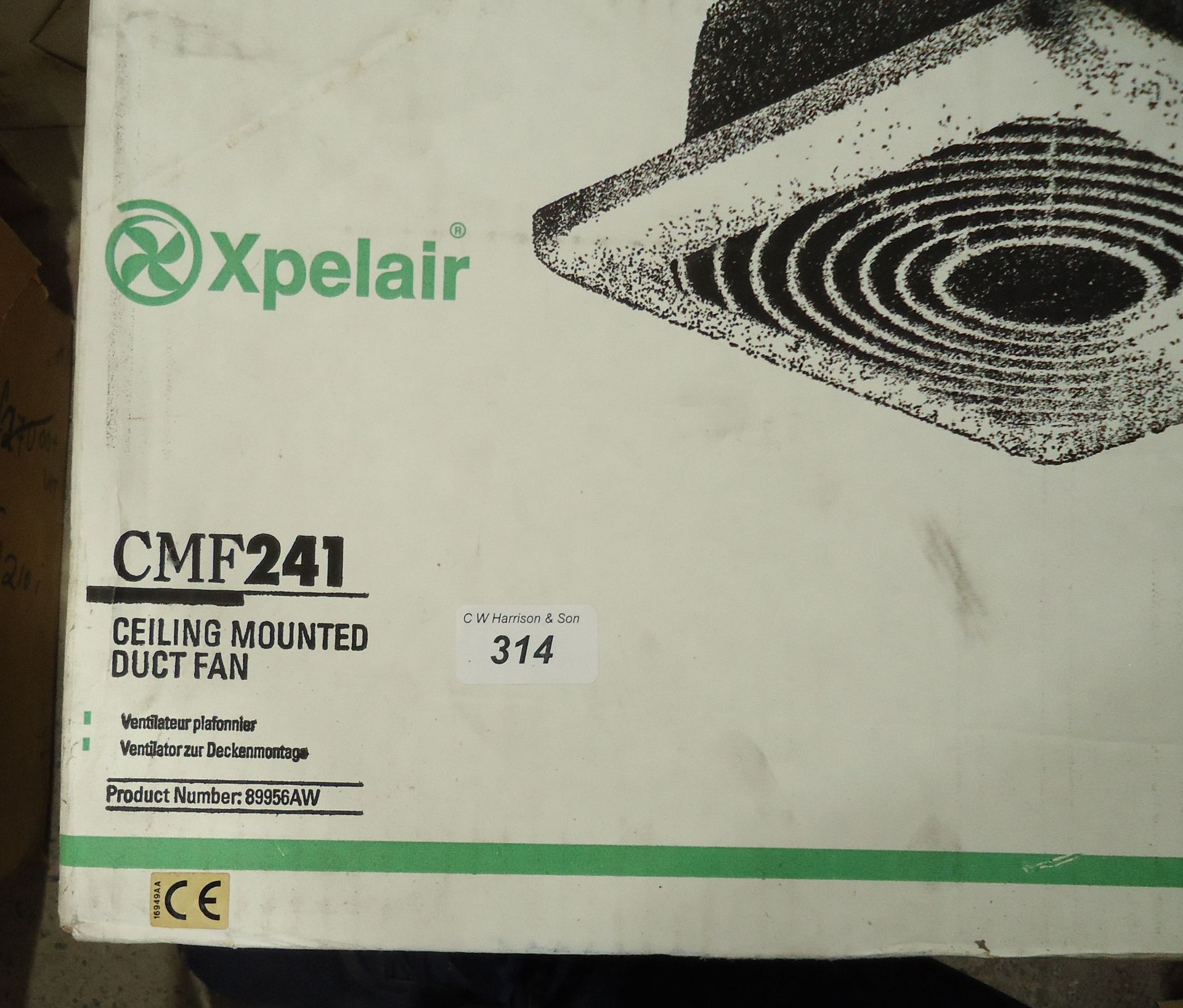 1 X XPELAIR CMF241 FAN