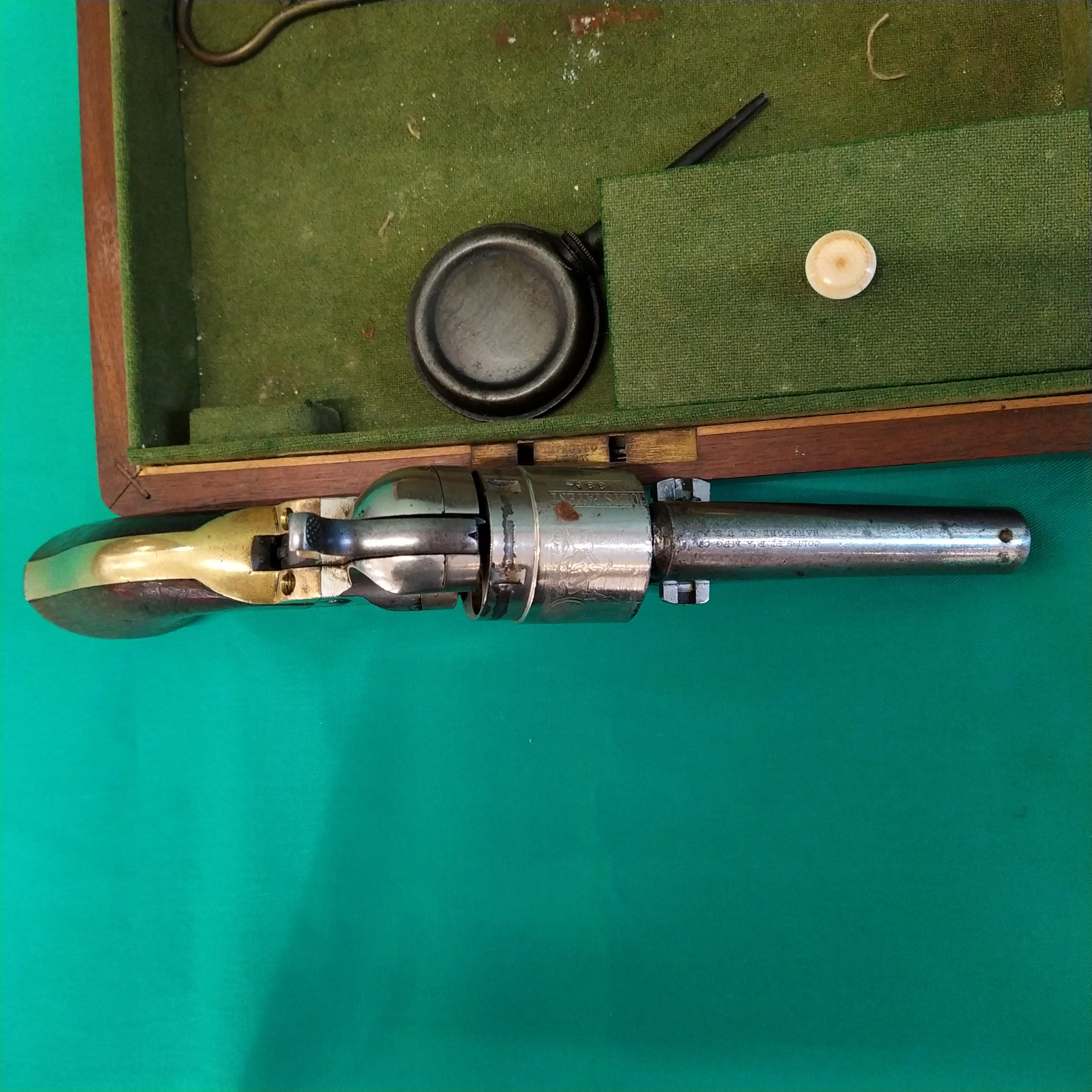 A Colt revolver with a 3 1/2" round (cartridge) barrel in . - Image 5 of 5