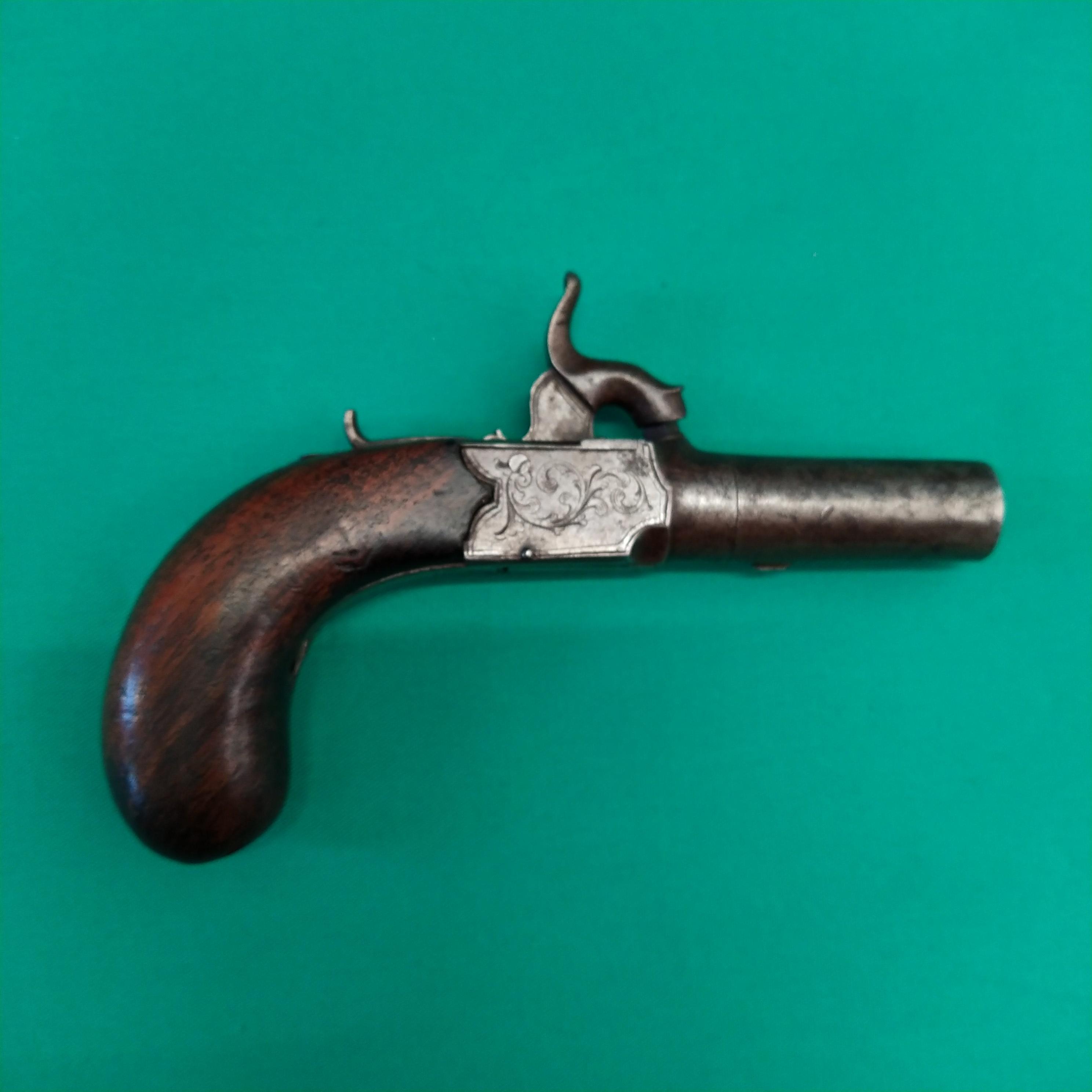 A percussion pocket pistol by Adkin of Bungay (1823-70-94), - Image 5 of 5