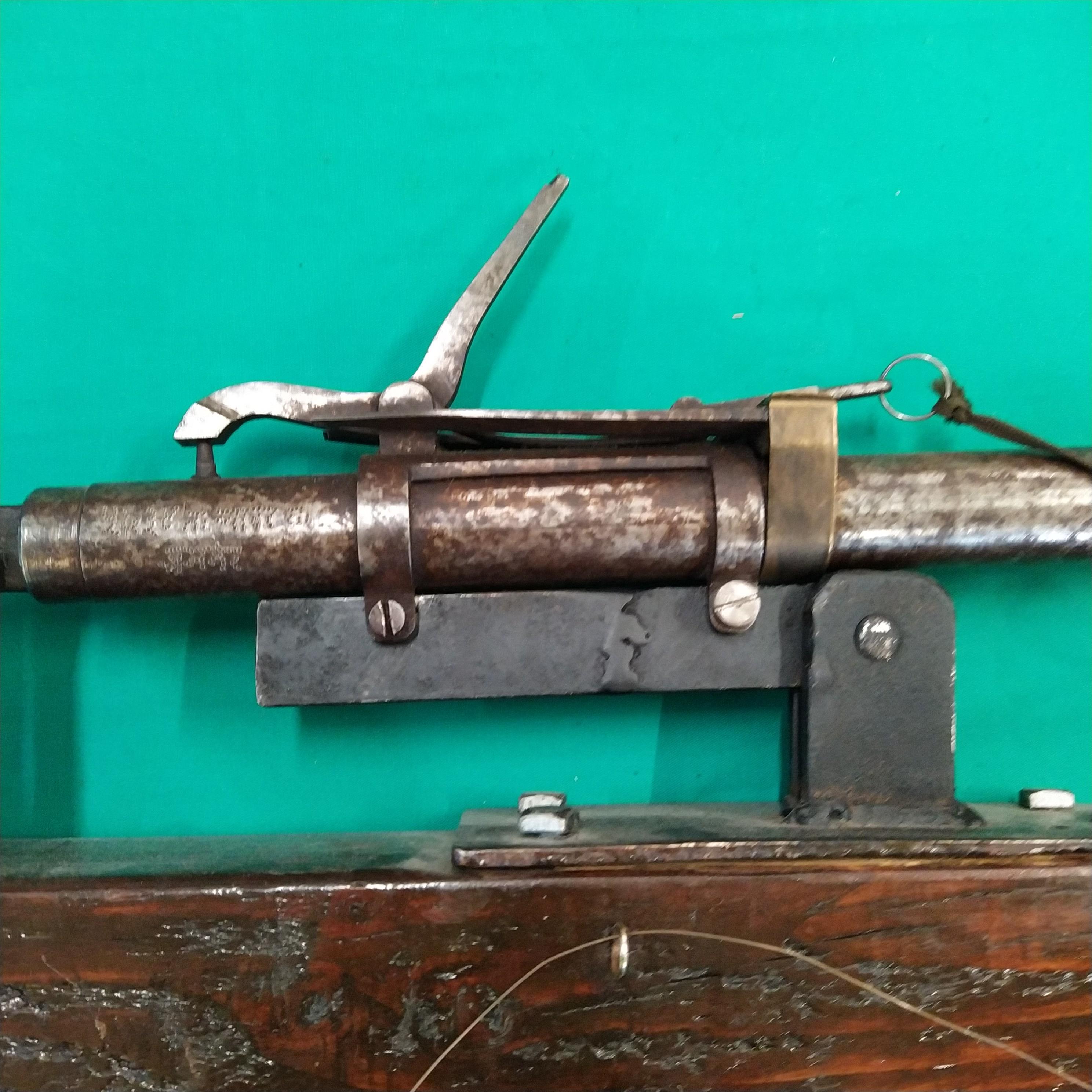 A percussion alarm gun of approx 7 bore, - Image 2 of 3