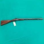 A percussion double shotgun by Hollis & Sheath Birmingham (1849-1861),