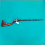 An antique Flintlock 'Jezal' musket,