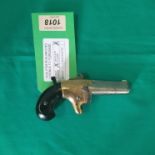 A National Arms Co single shot No.2 Derringer in .41" cal rim fire, S/No.