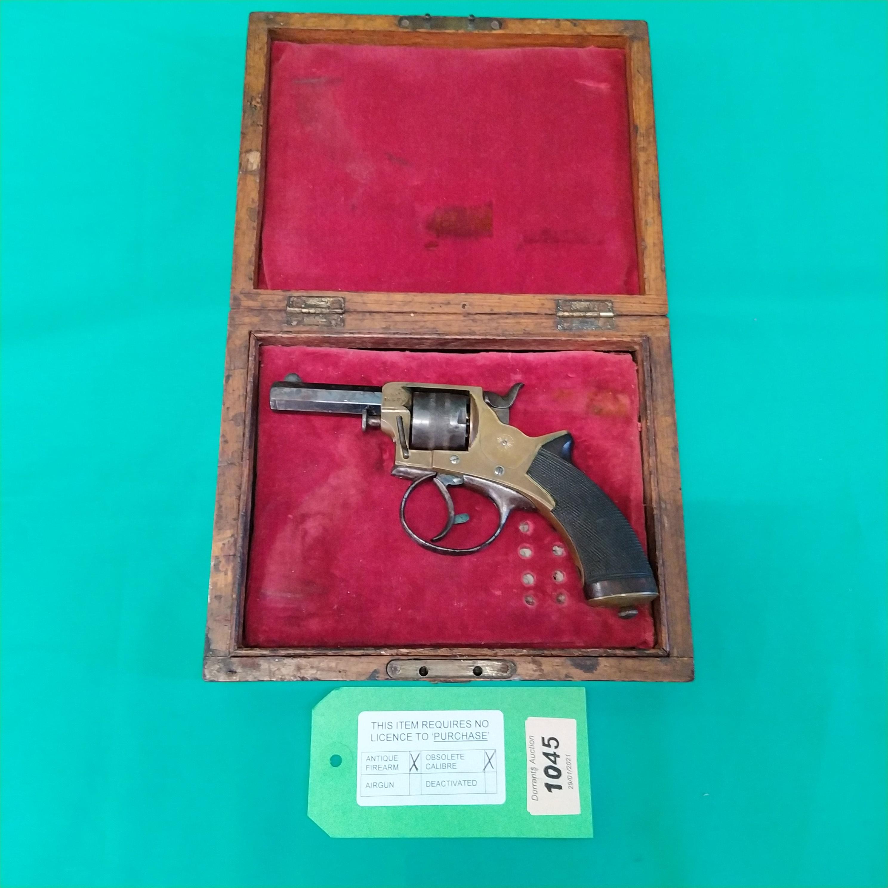 A Tranters patent five shot revolver in .297" rim fire (English version of U.S.A. .